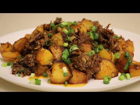 Картошка с тушёнкой. Нереальная вкуснота.