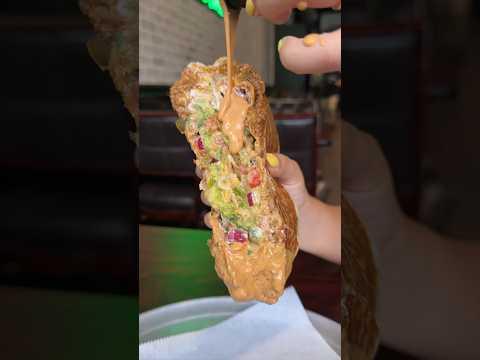 The GROUND BEEF CRUNCH WRAP from Guac time in NYC! 