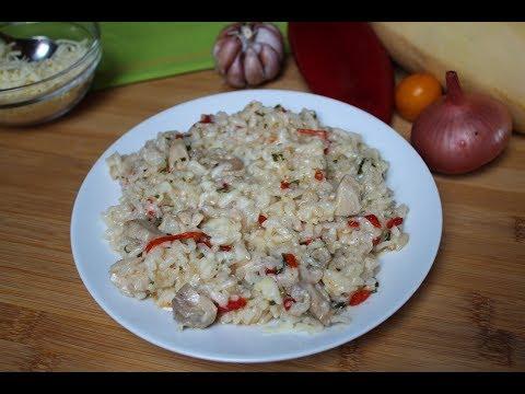 ВКУСНОЕ И НАСЫТНОЕ РИЗОТТО С КУРИНЫМ МЯСОМ