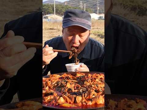 시래기와 닭볶음탕이 만나면? #먹방 #shorts #요리