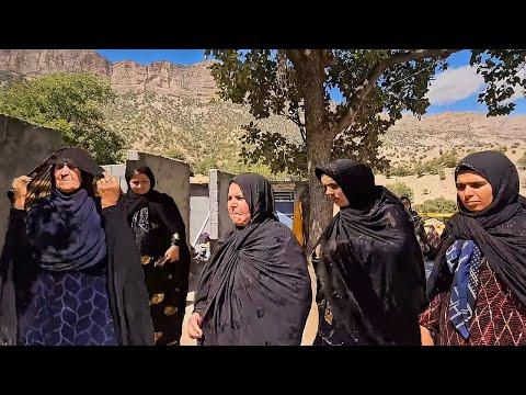 Death of a relative of the Grandma's family and participation in the funeral ceremony