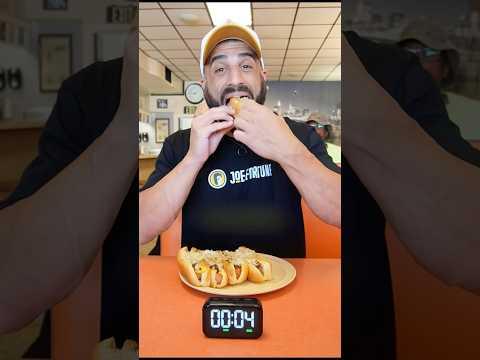 New Record!! Hot Wiener Challenge - Olneyville NY System - Olneyville, RI