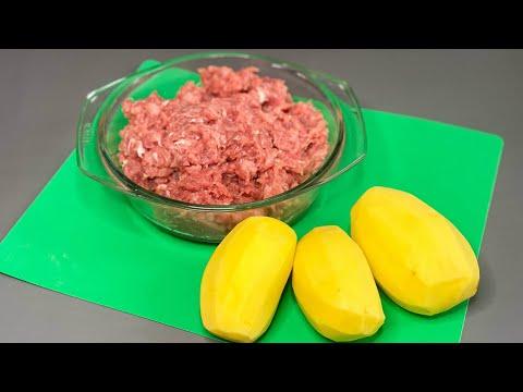 Беру ФАРШ, КАРТОФЕЛЬ и готовлю вкусный УЖИН!!!