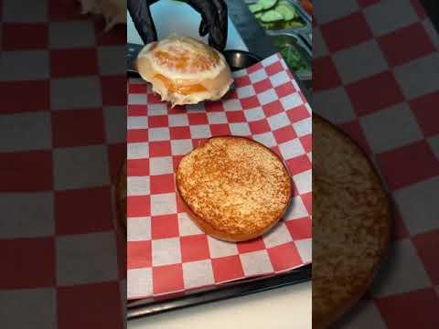 The FRENCH ONION SOUP BURGER from Tony Beef in Galloway, NJ! 