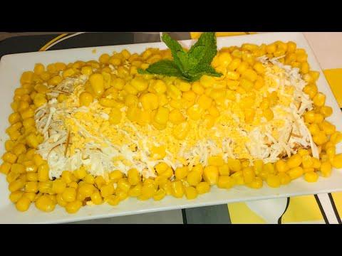 Кукурузный салат очень вкусный рецепт !!