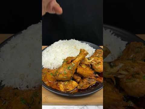 Kashmiri Chicken Masala ASMR Cooking || #shorts #indianasmrworld #cooking #food #asmrcooking #nonveg