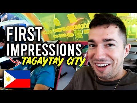 First Impressions of Tagaytay city Philippines 