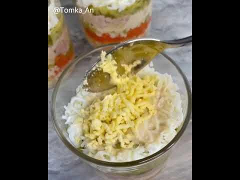 Супер легкий вкусный и быстрый салат#салат#закуска#быстрыерецепты