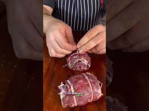 Entraña recheada para fazer no churrasco