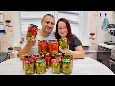 ВКУСНЕЙШИЕ МАРИНОВАННЫЕ ПОМИДОРЫ И ХРУСТЯЩИЕ ОГУРЦЫ  ПОПРОБУЙ НАШ РЕЦЕПТ И ДРУГОГО НЕ ЗАХОЧЕШЬ