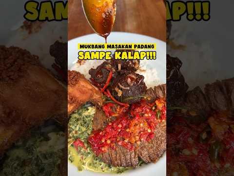 KALAP MAKAN NASI PADANG SAMPE PUASSS!!! #ngeshortsdulu #fyp #shortsvideo #masakanpadang