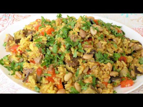 Необычный, но очень вкусный ПЛОВ с мясом и баклажанами.