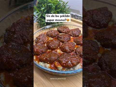 Beğendili köfte tarifi nasıl yapılır? #köfte #shorts #trend #viral Malzemeler yorumda