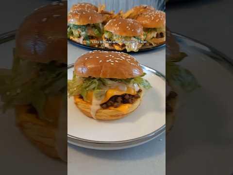 Lazy Big Mac and delicious Cajun chips 