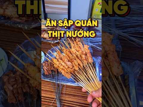 CẦM 100 TỆ ĂN HẾT MENU QUÁN THỊT NƯỚNG #food