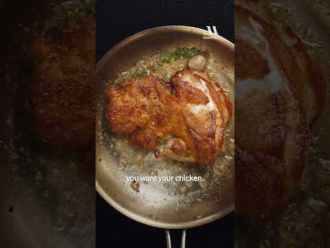 Pt. 2 | Wolfgang Puck's perfectly crispy roasted chicken is *chef's kiss* #cookingtips