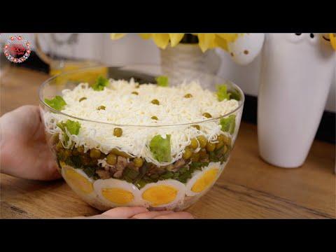 Топ 4 Вкусных САЛАТА на ПРАЗДНИЧНЫЙ СТОЛ! Вкусно Просто и По-новому