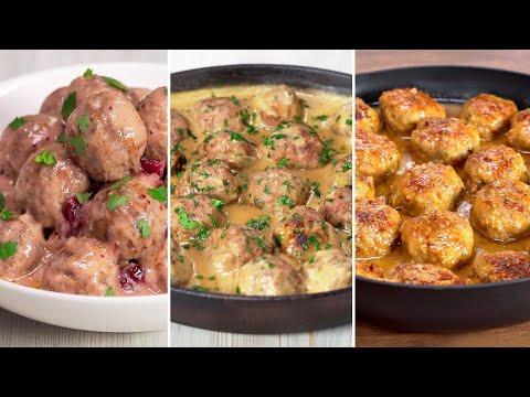 Самые вкусные МЯСНЫЕ ФРИКАДЕЛЬКИ. 3 рецепта от Всегда Вкусно!