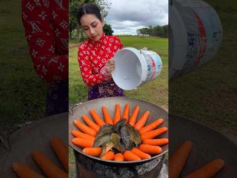 Fish crispy with carrot cook recipe #shortvideo #shorts #cooking #food #recipe