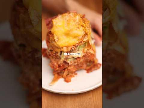 Fast food lasagna #cooking #recipe #foodasmr #food
