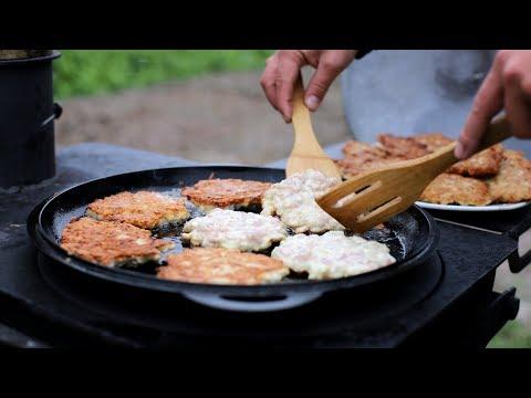 МЯСО ПО АЛБАНСКИ В СКОВОРОДЕ НА ОГНЕ