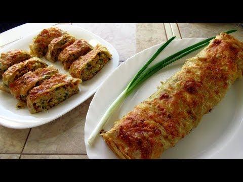 Мясной рулет из лаваша-супер вкусная закуска!ПРОСТО,БЫСТРО и ГЛАВНОЕ ВКУСНО!