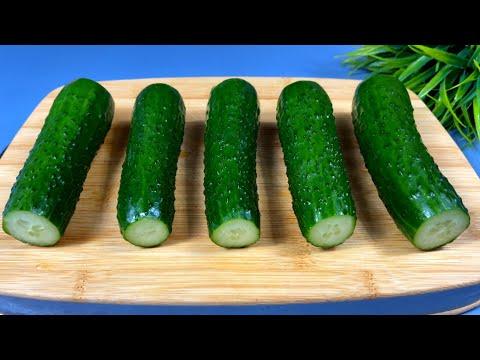 Эту закуску из огурцов забыть НЕВОЗМОЖНО! Безумно вкусно и просто ОЧЕНЬ!