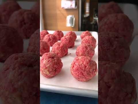 For the Easiest Meatballs, Drop Them #Shorts