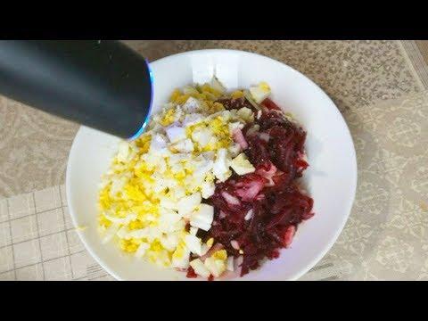 Салат из Свеклы.Готовится быстро,получается вкусно !