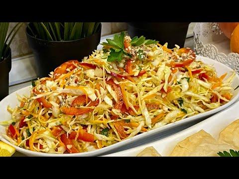 ЕШЬ и ХУДЕЙ! Этот САЛАТ из капусты СТОИТ КОПЕЙКИ, а на вкус - ПАЛЬЧИКИ ОБЛИЖЕШЬ!