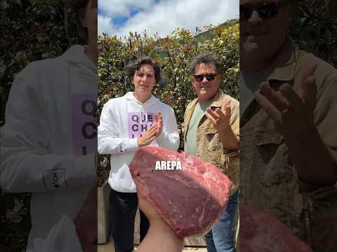 TostArepa de Picaña con Carlos Vives 