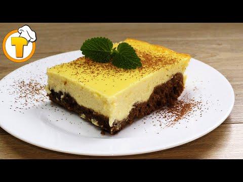 Творожный пирог к чаю. Быстро и очень вкусно. (6+)