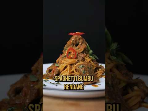 Rendang ft Spaghetti; definisi kenikmatan yang haqiqi