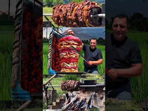 Layered Doner Kebab | Double Meat Delight! #Shorts #doner #food #village