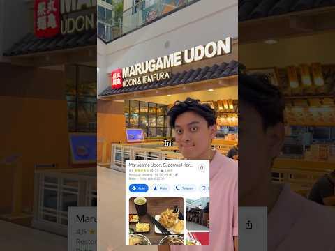 Marugame Udon vs Udon Instan Indomaret #udon #beef  #food #star #review #fyp #shorts