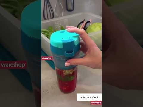 Gaspacho Sopa Fria Feita no Urbanmax Tupperware