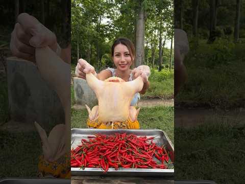 Chicken crispy with chili cook recipe #cooking #shortvideo #food #shorts #recipe