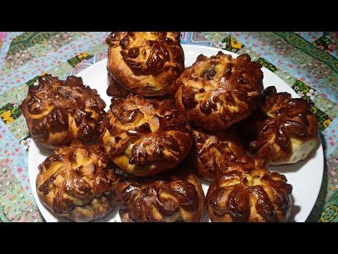 Вкусная выпечка. Пироги с мясом.