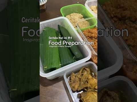 FOOD PREPARATION | Inspirasi 6 Menu Simple untuk di Simpan di Kulkas | Ceritaku Hari ini #04