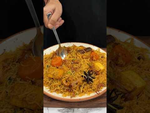 Shahi Paneer Pulao ASMR Cooking || #shorts #food #cooking #asmr #recipe #indianasmrworld #nonveg