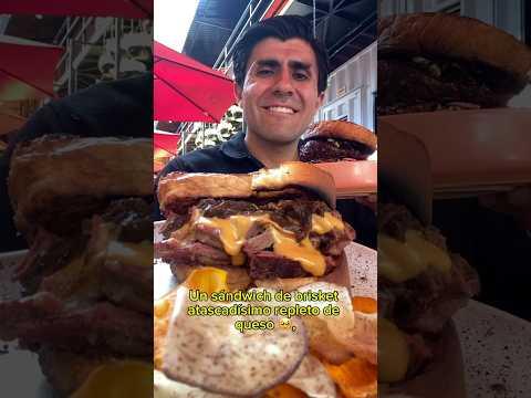 Ahumalia Muncher Brisket muy jugoso, sándwich rico #shortvideo #shorts #foodie #foodies #beef #cdmx