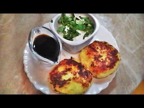 Картофельные оладьи с сыром ну очень вкусные