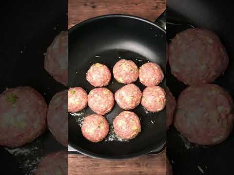 Penne Cheesy Meatball ASMR