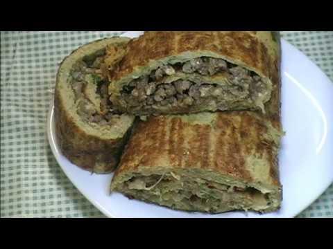 ВОТ ТАК ГОТОВЯТ КАБАЧКИ. РУЛЕТ ИЗ КАБАЧКА С ФАРШЕМ И СЫРОМ. Вкуснота из кабачков.