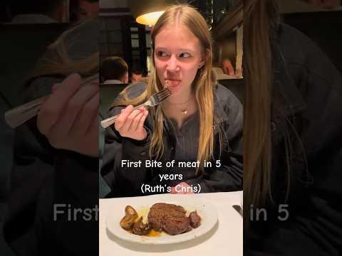 Vegan Eats STEAK For 1st Time in 5 Years 