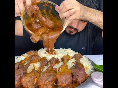 ASMR: EATING SPICY CHICKEN CURRY