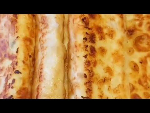 Трубочки из лаваша с сырно-творожной начинкой.Рецепт вкусного завтрака.