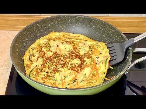 Быстрый, Простой и Вкусный Ужин или Завтрак из кабачков! Вкусные жареные Кабачки и Яйца!