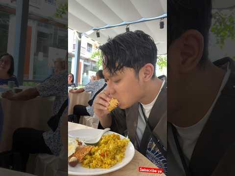 Kak DS kemakan daging Babi #anakdesa #davidsunairi #cina