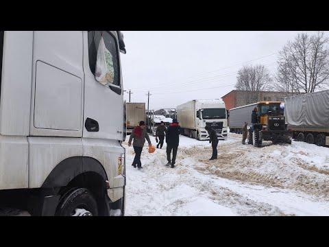 Снежный апокалипсис. Так просто не выехать. Вызвали на переход.